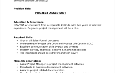Career Opportunity (Project Assistant)- KICS UET Lahore